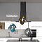 Светильник Crystal Lux NUESTRO SP1 CHROME/BLUE
